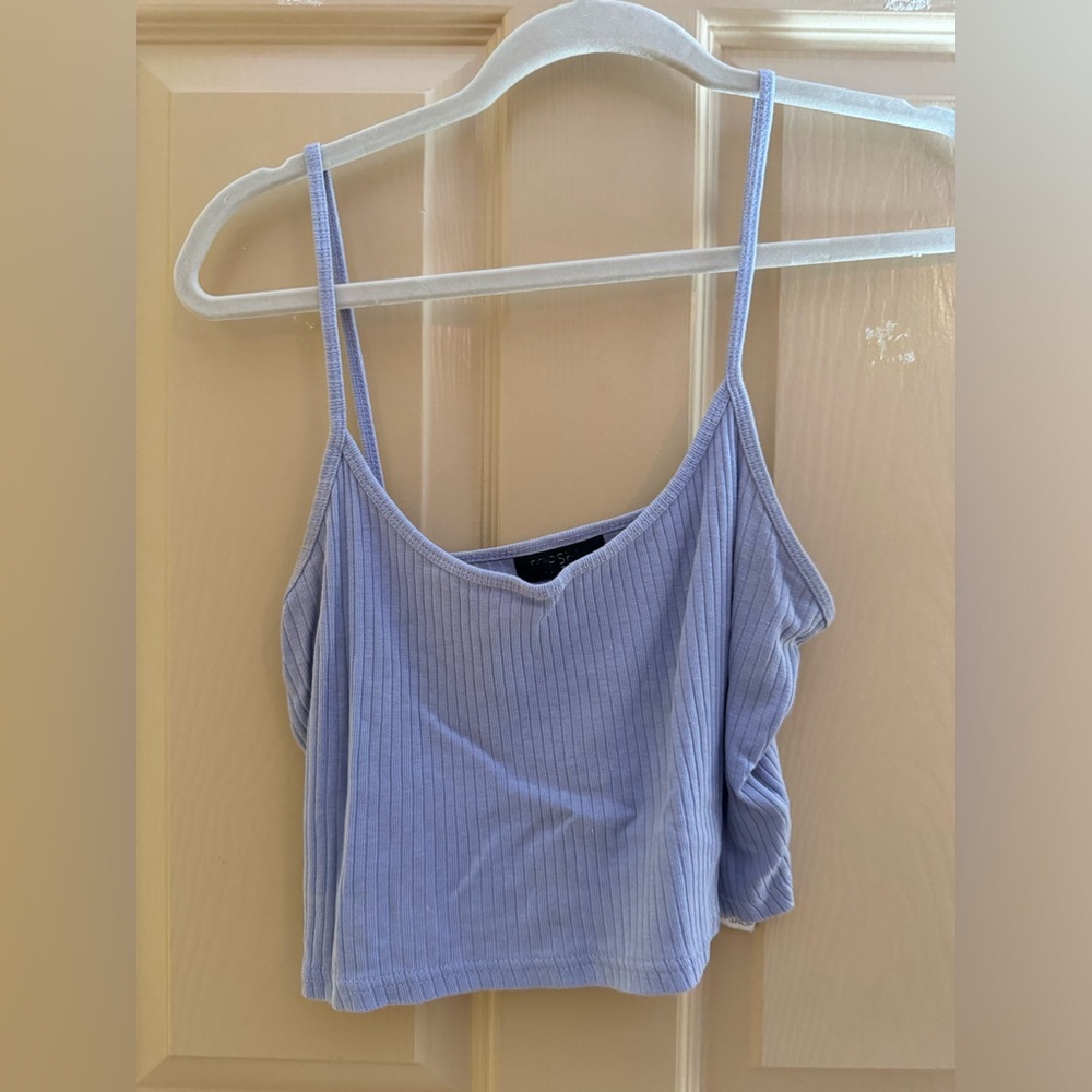 Purple crop top